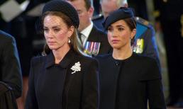 Lý do Vương phi Kate Middleton và Meghan Markle phải đeo mạng che mặt trong lễ tang