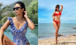 Siêu mẫu Hà Anh khoe loạt ảnh diện bikini ấn tượng, tiết lộ items yêu thích của bản thân