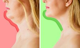 'Cằm hai ngấn', 'nọng cằm' là kẻ thù với mọi phụ nữ, đặc biệt ở tuổi trung niên. Làm sao để cải thiện mà không cần tiêu tiền? 