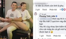 Khoe ảnh mặn nồng bên ông xã, Phương Trinh Jolie liền bị dân mạng chế nhạo: 'Vì tiền là chính còn tình là phụ'