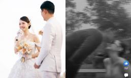 Minh Hằng tung clip 'làm mình làm mẩy' với ông xã nhưng cuối cùng lại được nhận một nụ hôn siêu ngọt ngào 