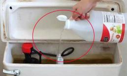 Bồn cầu bẩn và có mùi hôi, 7 mẹo khử trùng giúp bồn cầu sạch như mới, chị em phụ nữ hãy học ngay nhé!