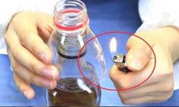 Đừng bán chai nhựa phế thải nữa, hãy nướng chúng bằng bật lửa và chúng siêu 'có giá', hàng xóm nhìn thấy cũng làm theo