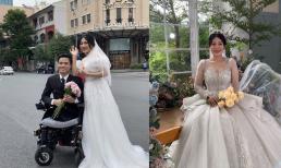 Được MXH quan tâm, chàng trai không chân tung loạt hậu trường ảnh cưới, khoe luôn cô dâu cực xinh đẹp