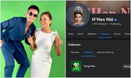 H'hen Niê và Trọng Hiếu chỉ follow nhau trên facebook, fan lại được dịp 'đẩy thuyền'