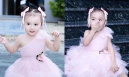 Mừng sinh nhật ái nữ tròn 2 tuổi, Thu Thủy khoe loạt ảnh con gái hóa công chúa cực đáng yêu