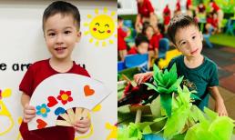 Hoàng Oanh khoe loạt ảnh đáng yêu của bé Max, tiết lộ điểm thay đổi của nhóc tì sau khi đi học