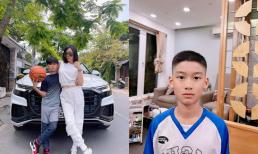 Con trai Lệ Quyên cắt tóc mới, ngoại hình chuẩn hotboy làm bao chị em lụi tim