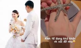 Minh Hằng khoe được chồng đại gia trao nhẫn như cầu hôn lần 2 nhưng lại khiến dân tình bật cười vì điều này