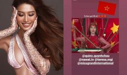 Chủ tịch Miss Grand 'để mắt' đến Chế Nguyễn Quỳnh Châu, còn dành thời gian xem cô nàng trình diễn National Costume