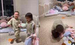 Leon lém lỉnh xin được ôm Lisa, lại còn nắm tay chị gái đi lòng vòng chơi 'siêu hài'