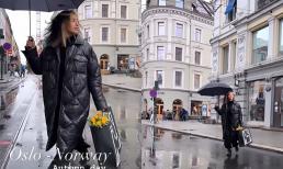 Ngô Thanh Vân diện đồ cực chất sải bước dưới mưa, thần thái ngời ngời 