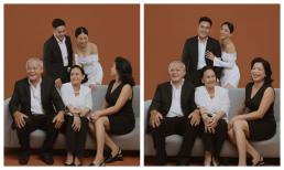 Liêu Hà Trinh khoe ảnh cưới với gia đình hai bên, phụ huynh cực sang trọng đẳng cấp