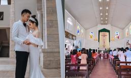 'Cô chủ tiệm nail' Huyền My và diễn viên Anh Tú tổ chức lễ cưới ở nhà thờ 