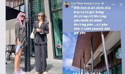 Lưu Thiên Hương khoe loạt ảnh bên em gái Lưu Hương Giang, còn gửi lời động viên về việc níu giữ người thương