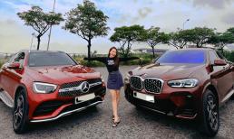 Bảo Thanh tạo dáng sành điệu bên hai xế hộp tiền tỷ, muốn được bao ăn bánh mì 2 tháng