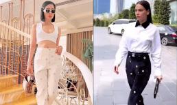 Cùng thả dáng với quần họa tiết, Hồ Ngọc Hà và Lệ Quyên đẳng cấp thế nào?