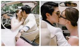 Bình An - Phương Nga tung clip chụp ảnh cưới 'xinh như mộng', liên tục khóa môi ngọt ngào