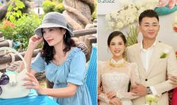 Mẹ vợ diễn viên Anh Tú cực trẻ trung, đứng cạnh con gái như hai chị em 