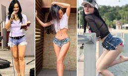 Mỹ nhân Việt chuộng mẫu quần short 'ngắn tày gang': Hồng Nhung khoe chân dài, dáng nuột; Ngân 98 tạo dáng 'khó đỡ' 