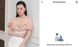 Trang Facebook Phương Oanh bất ngờ 'biến mất' không lý do giữa lùm xùm tình ái