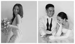 Album cưới cuối cùng của MC Liêu Hà Trinh: 'Ông xã đã khóc khi thấy vợ mặc váy cưới'