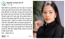 Bị chỉ trích vì chê vợ Lê Dương Bảo Lâm, Nam Em gắt: 'Tui tham gia talkshow thì tui làm đúng nhiệm vụ của tui...'