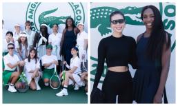 Minh Tú sang Mỹ chơi tennis cùng huyền thoại Venus Williams