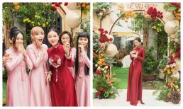 Lễ gia tiên Liêu Hà Trinh: Cô dâu xinh như mộng, Khả Như gây chú ý khi làm phụ dâu