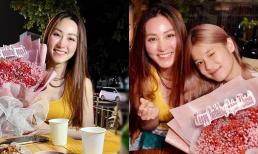 Ngân Khánh đón sinh nhật lần thứ 37 đơn giản bên bạn bè, gây chú ý khi đọ sắc với đàn em kém 11 tuổi