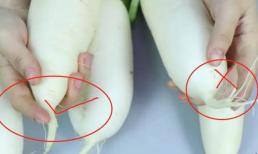 Củ cải ngon hay không bạn có thể nhận biết bằng 5 cách nhìn vào củ! Tìm hiểu sớm để không bị 'phí tiền'