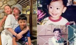 Trà My Idol 'xả ảnh' hồi nhỏ mừng sinh nhật, hóa ra 'gen đẹp' của hai quý tử thừa hưởng từ mẹ