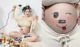 Hồ Bích Trâm bức xúc trước những bình luận ác ý khi khoe ảnh vẽ lên bụng bầu