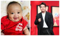 Lê Dương Bảo Lâm chính thức khoe cận gương mặt quý tử, dàn sao khen nức nở vì y hệt bố