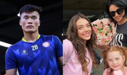 Thủ môn Bùi Tiến Dũng 'nịnh' vợ Tây khi sắp 'vượt cạn' khiến dân tình ghen tỵ 