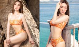 Vợ Chi Bảo hiếm hoi khoe bộ ảnh diện bikini sau hơn nửa năm sinh con
