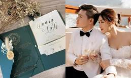 Thiệp cưới của Đỗ Mỹ Linh và Đỗ Vinh Quang: Đơn giản nhưng lại mang ý nghĩa đặc biệt