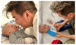 Đàm Vĩnh Hưng gây xúc động với hình ảnh chăm con tỉ mỉ, tuyên bố 'cởi chiến bào' vì quý tử