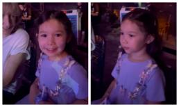 Phản ứng siêu cưng của con gái Hà Anh khi đi xem mẹ quay hình: Nhún nhảy và cười tít mắt