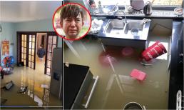 Nhà và biệt thự của Long Nhật ở Huế bị ngập nặng, nam ca sĩ cảm thán: 'Làm sao mà đi ra ngoài đây!'