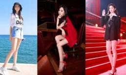 Dương Mịch, Địch Lệ Nhiệt Ba và Quan Hiểu Đồng nổi tiếng sở hữu đôi chân dài nuột nà nhưng vẫn thua người này