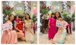 Hoa hậu Mai Phương, Miss Intercontinental Bảo Ngọc đội vương miện mừng sinh nhật con 'bà trùm Hoa hậu'