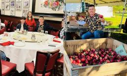 Danh hài Nhật Cường đoàn tụ với gia đình tại Mỹ, tiết lộ chở táo để kiếm thêm thu nhập đi du lịch