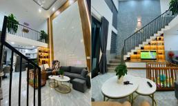 Mẫu nhà gác lửng tiện nghi của cặp vợ chồng trẻ, thành quả sau nhiều năm lao động ở nước ngoài 