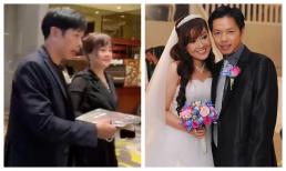 Vợ kém 11 tuổi của Thái Hòa hiếm hoi lộ diện bên chồng tại sự kiện, nhan sắc thế nào?