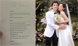 Thực đơn tiệc cưới Á hậu Phương Nga và diễn viên Bình An có gì?