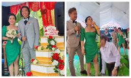 Việt Hương 'lên đồ' lấn lướt cô dâu khi dự đám cưới ở quê