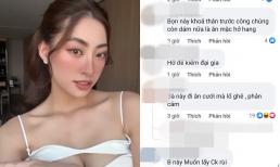 Vừa bắt được hoa cưới của Đỗ Mỹ Linh, Lương Thùy Linh đã bị 'ném đá' vì ăn mặc quá hở