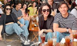 Quế Vân lên đồ sành điệu gặp gỡ Nhan Phúc Vinh và hội chị em, nhan sắc có bị 'chìm' giữa dàn người đẹp?