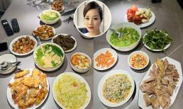 Minh Hương 'Nhật ký Vàng Anh' trổ tài làm 20 mâm cơm nhà, còn gửi lời nhắn cực ngọt đến 'nửa kia' 